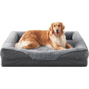 Invenho Waterproof Orthopedic Couch Dog Bed Washable Removable Cover NEW IN BOX